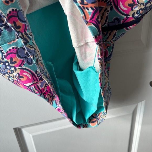 Lilly Pulitzer Francesca sheath Dress: Aqua Bait & Switch Large - Picture 8 of 12